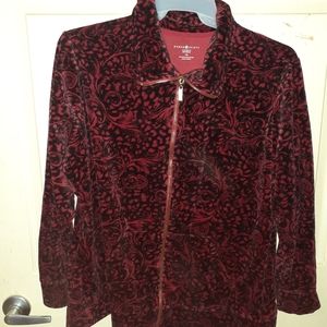 Karen Scott full zip jacket